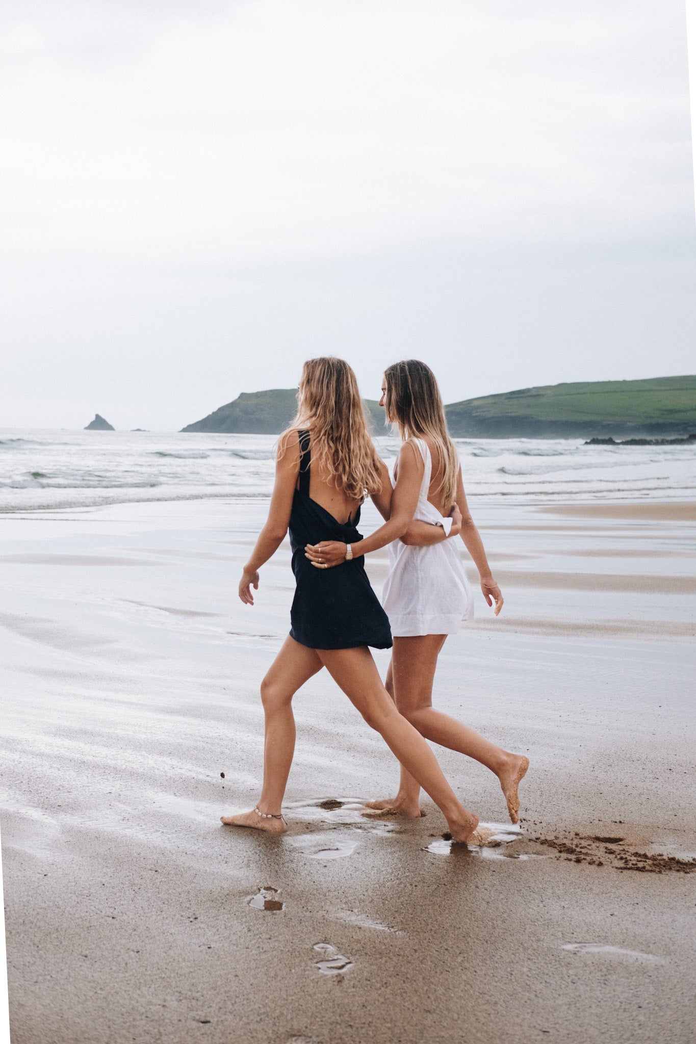 Sample Navy Sassy Linen Dress