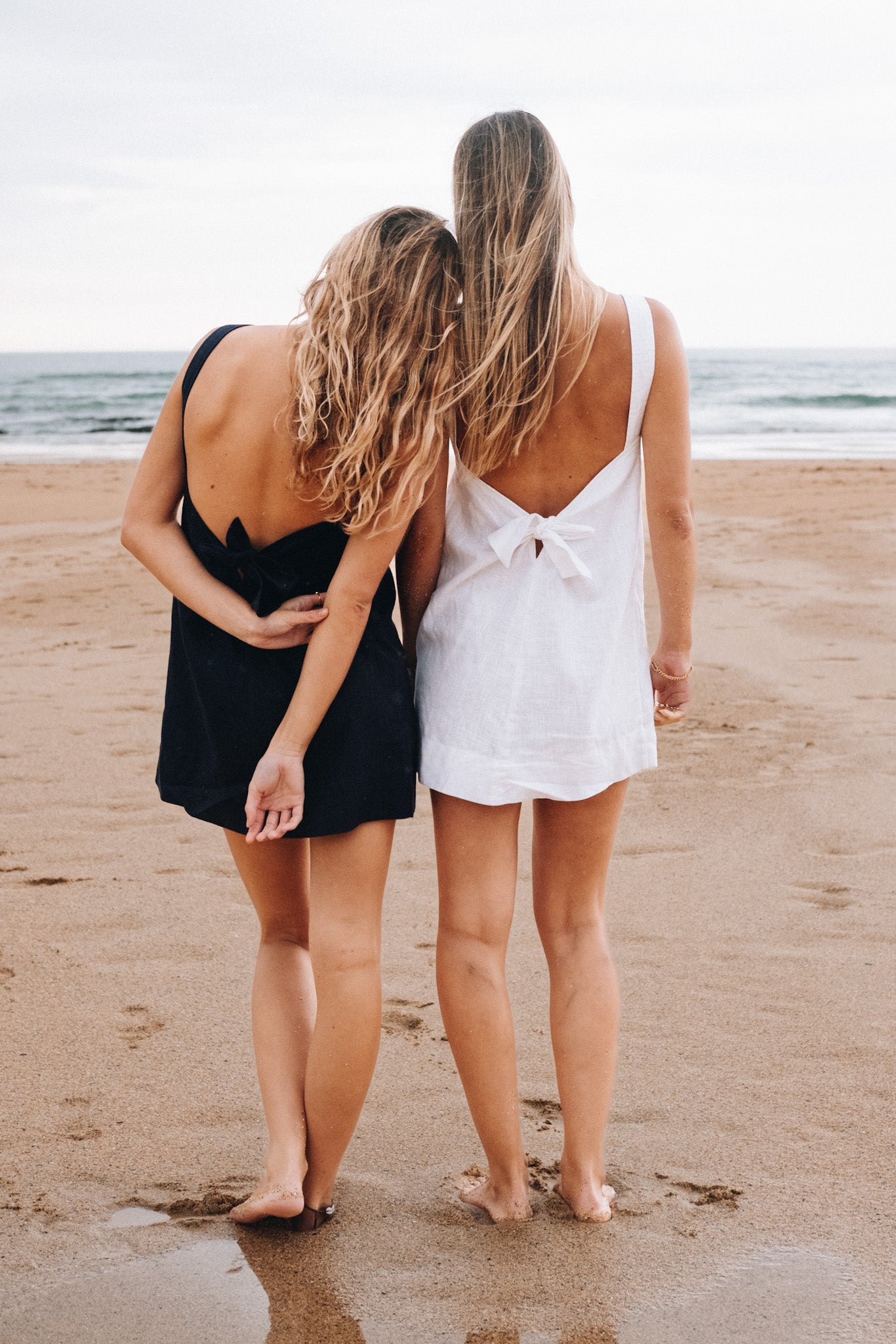 White Sassy Linen Dress