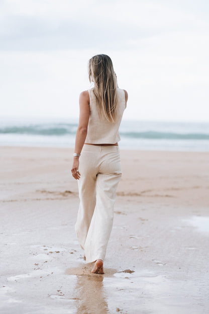 Sandy Squid Linen Trousers