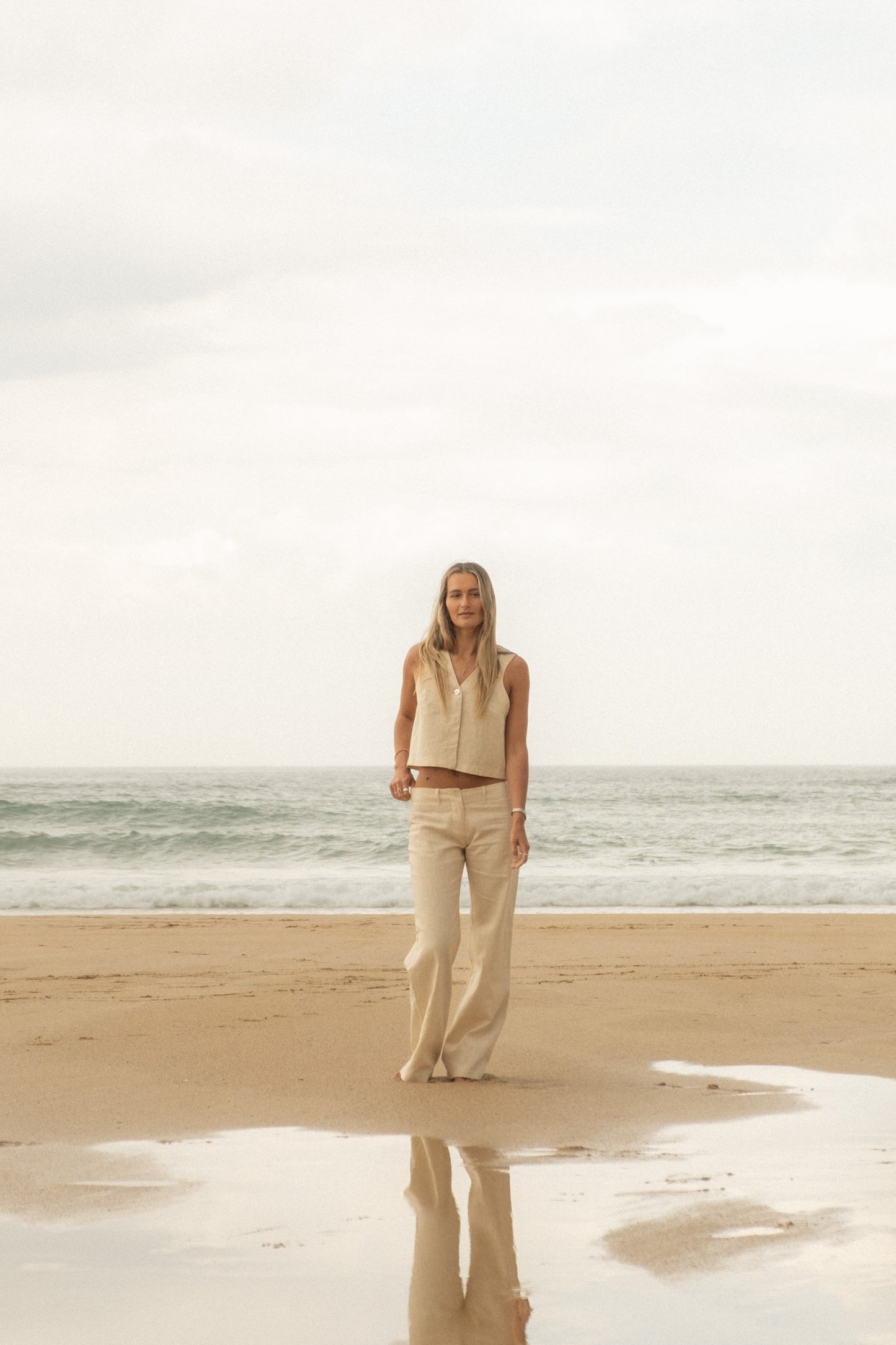 Sandy Squid Linen Trousers