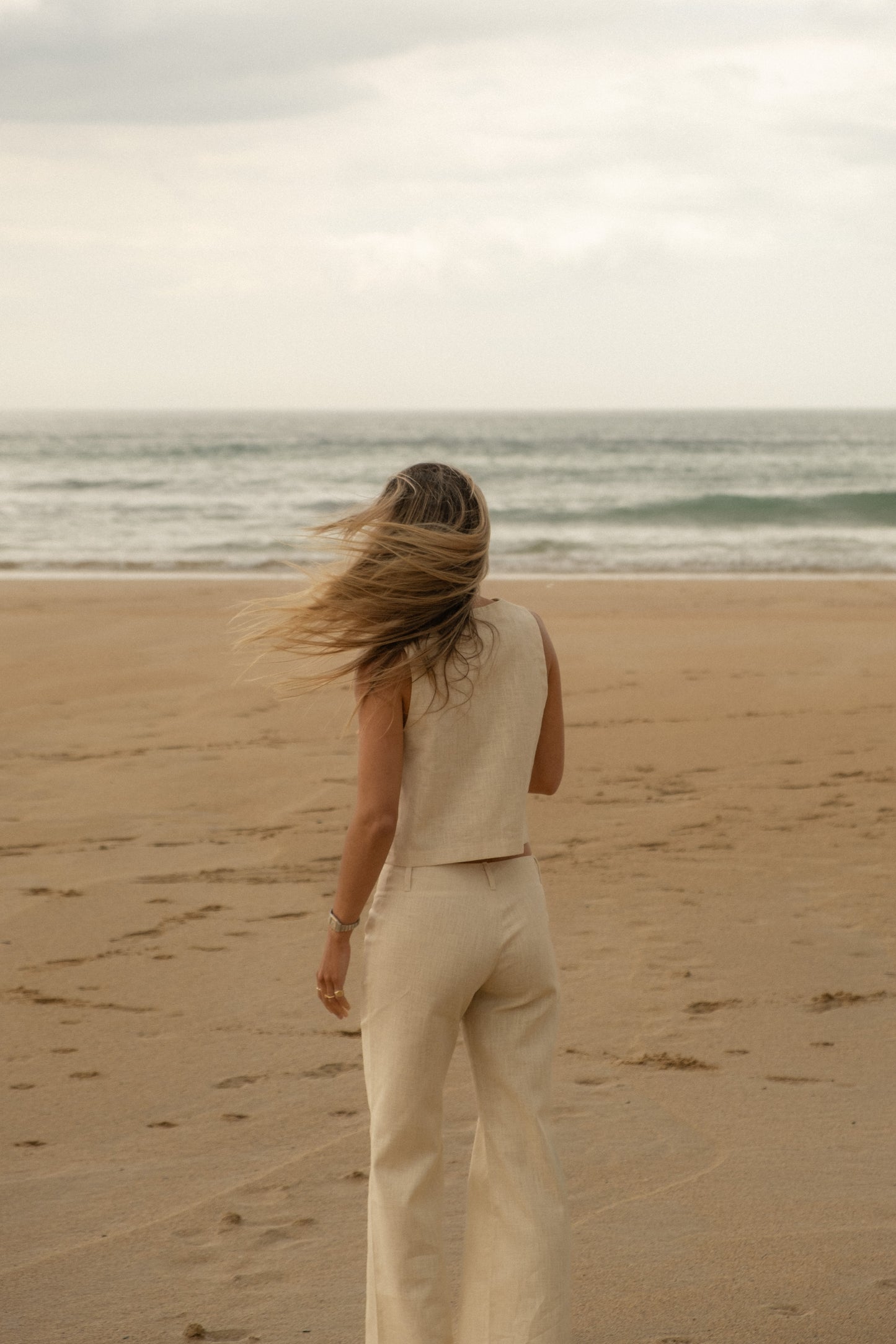 Sandy Squid Linen Trousers