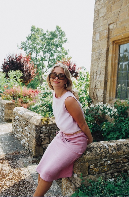 Kayla Skirt, Bubblegum Pink