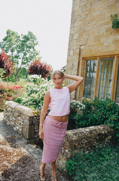Kayla Skirt, Bubblegum Pink