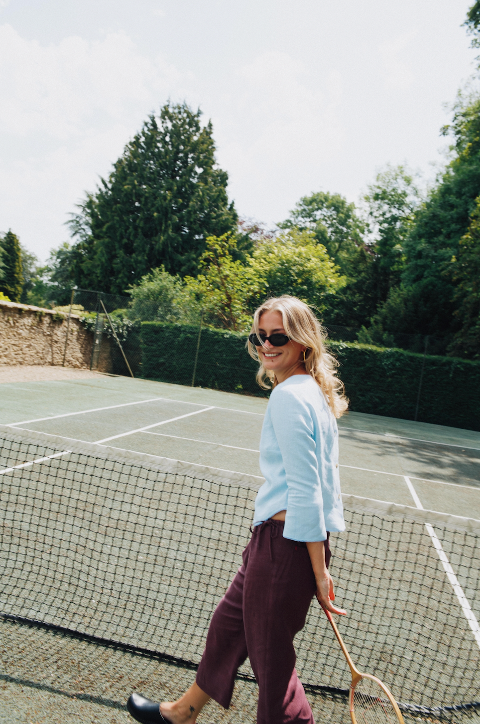 Elsa Blouse, Duck Egg Blue