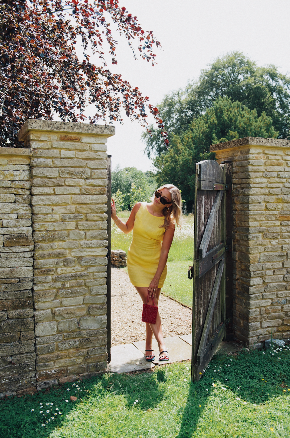 Larny Dress, Faded Sun