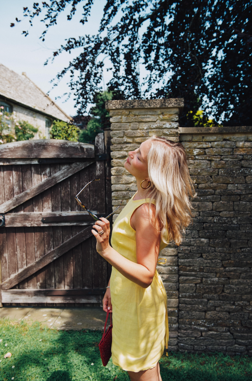 Larny Dress, Faded Sun