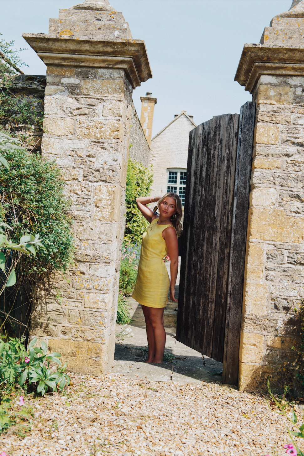 Larny Dress, Faded Sun