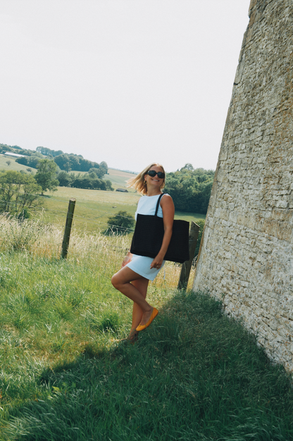Larny Dress, Washed White